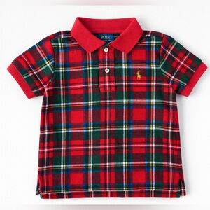 Ralph Lauren Polo Toddler Plaid Polo Shirt | Preppy Classic 2T